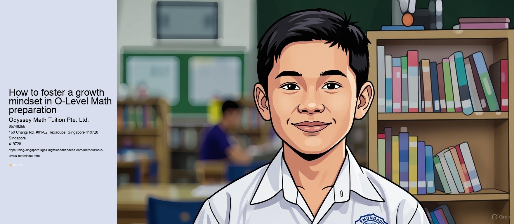How to foster a growth mindset in O-Level Math preparation Odyssey Math Tuition Pte. Ltd. How to foster a growth mindset in O-Level Math preparation